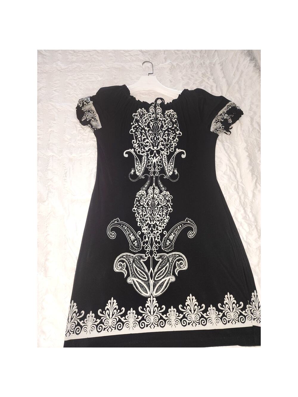 En Focus Studio Boho Off Shoulder Mini Dress Size 10